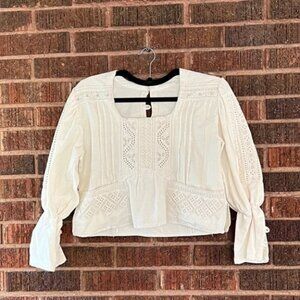 Vintage Romanian Folk Blouse Festival Wear Doen